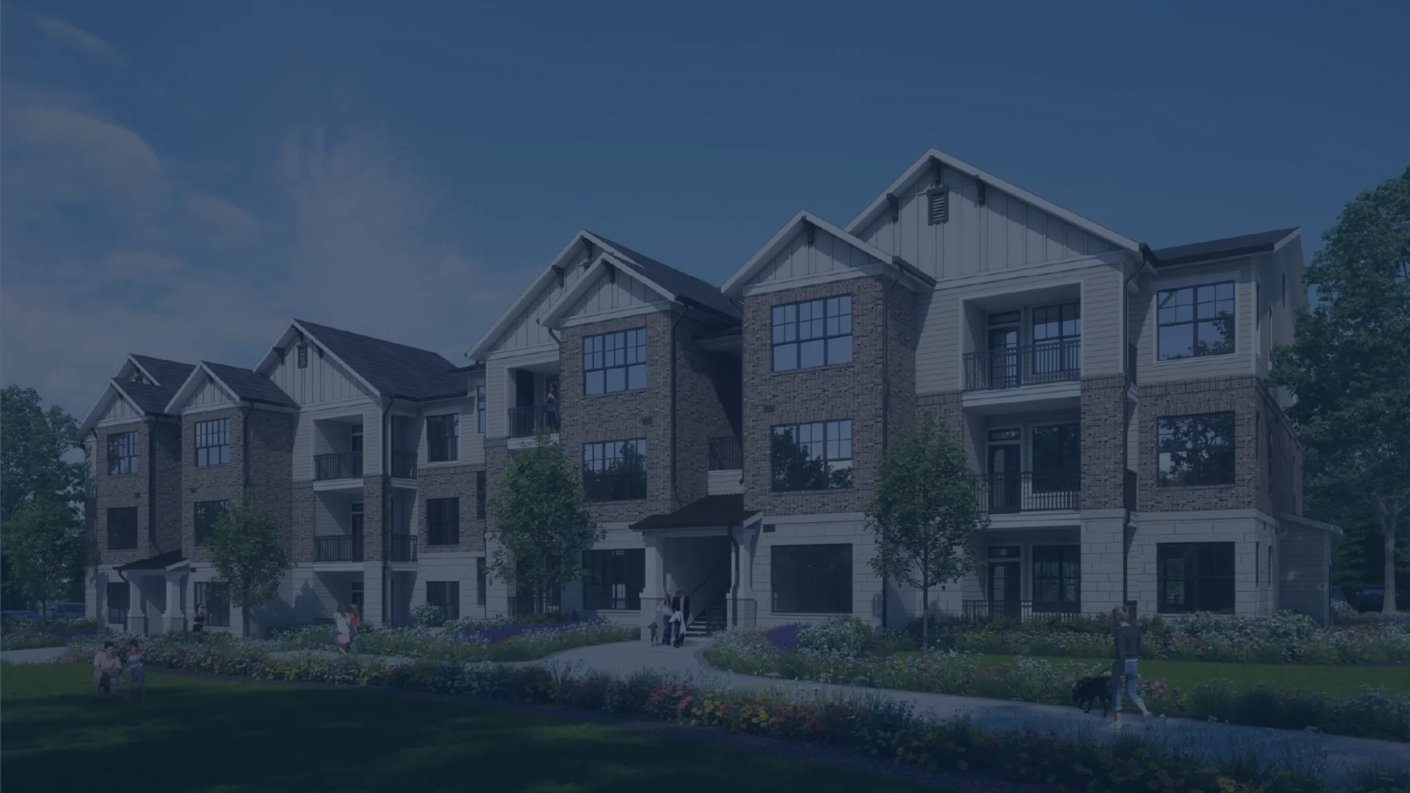The Sterling Group Exterior Front of Apartments